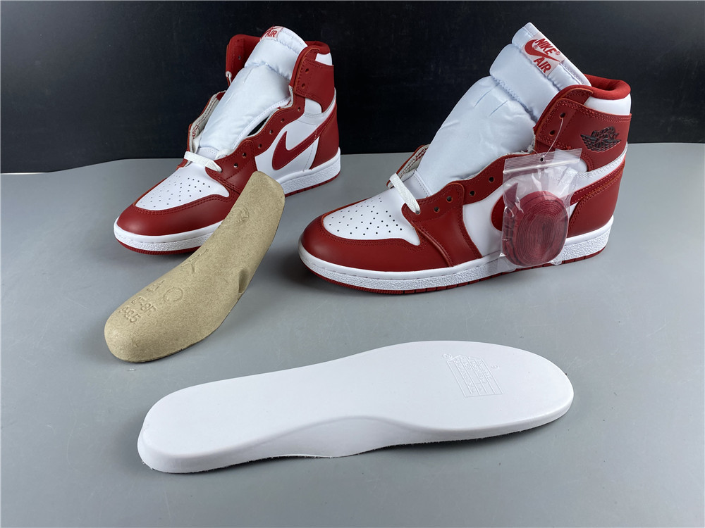 2020 Men Air Jordan 1 High 85 New Beginnings White Red Shoes - Click Image to Close